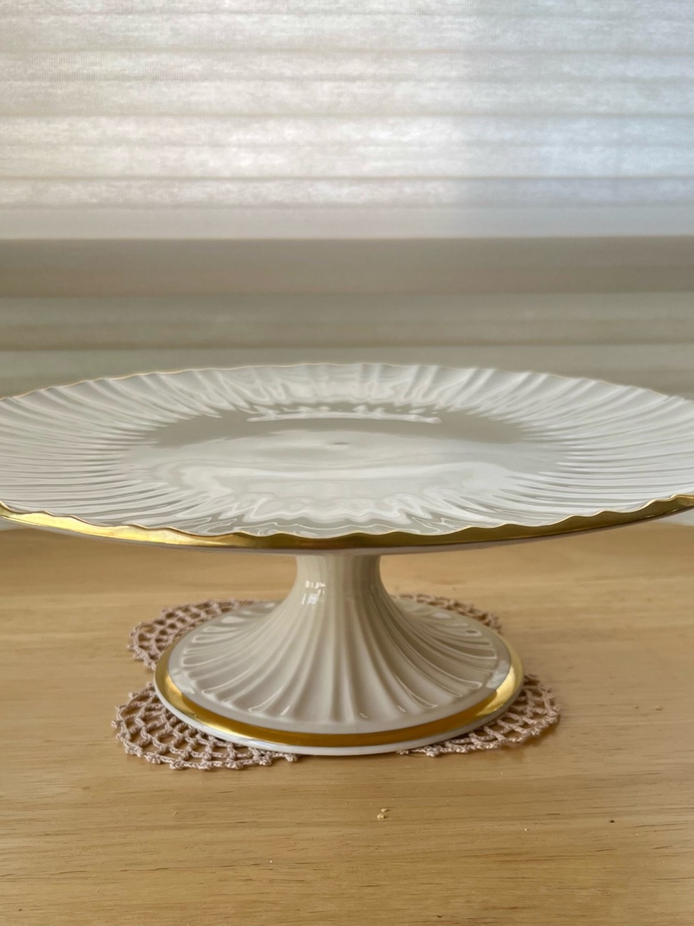 Lenox Footed Cake Plate
